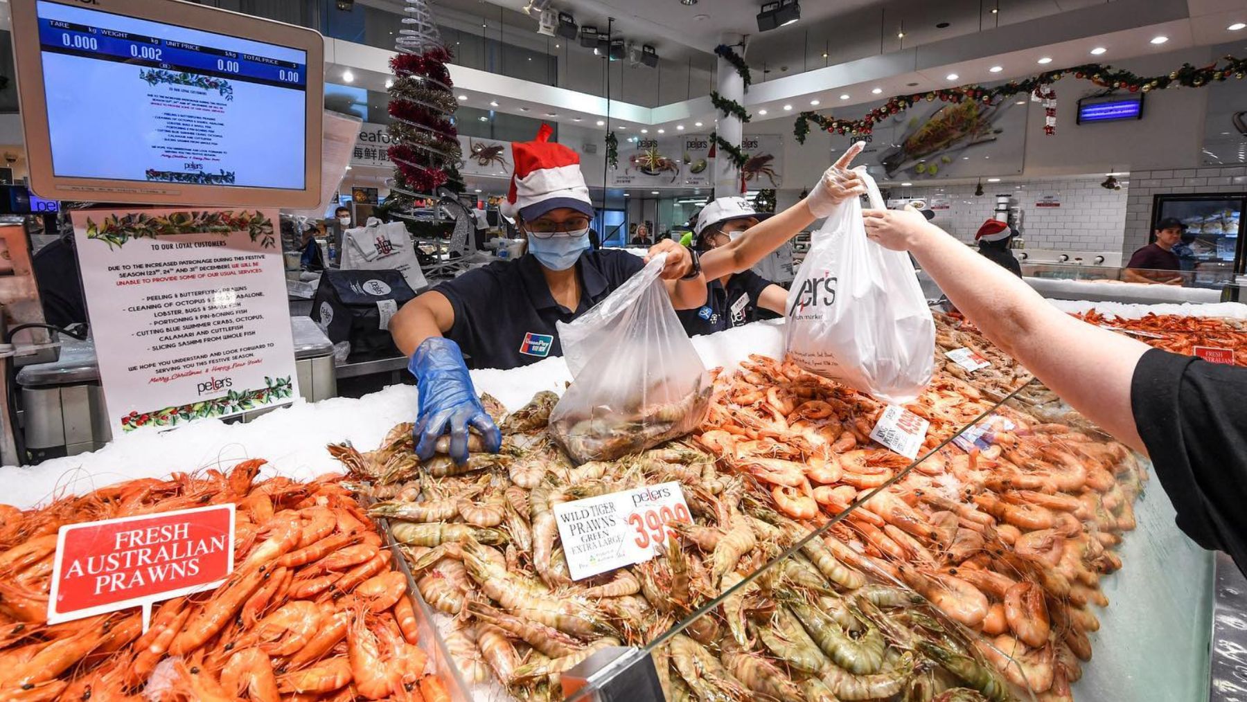 Sydney Fish Market Christmas