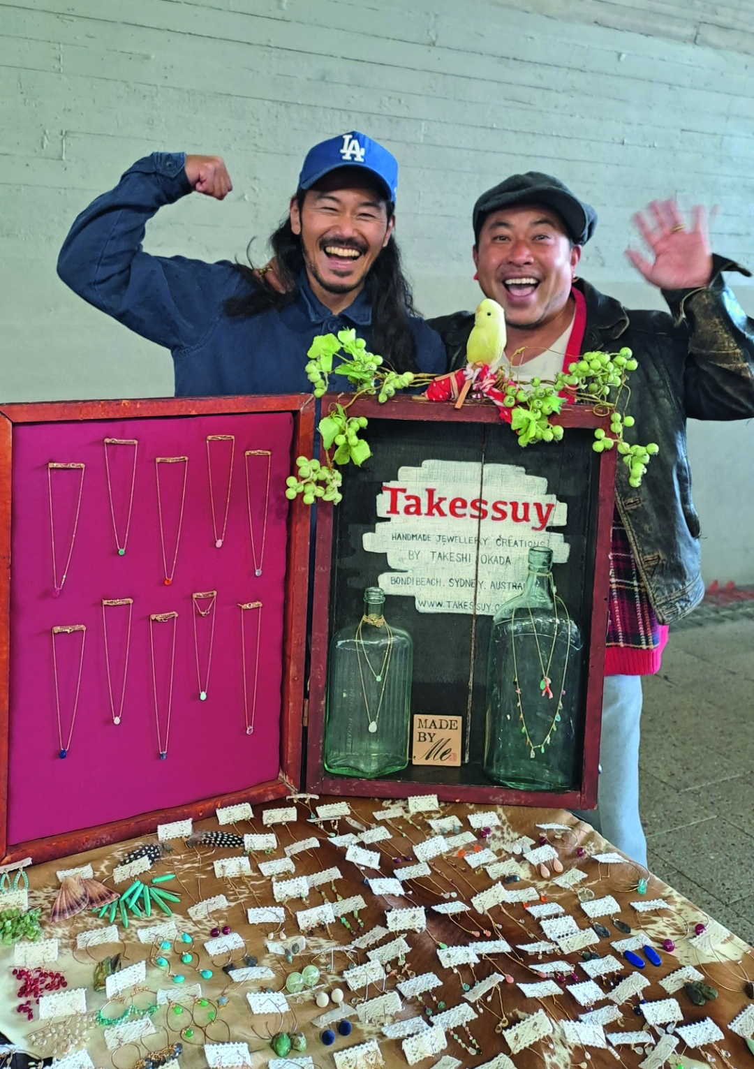 Two stallholders at Kirribilli Markets