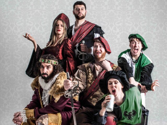 The cast of Sh!tfaced Shakespeare