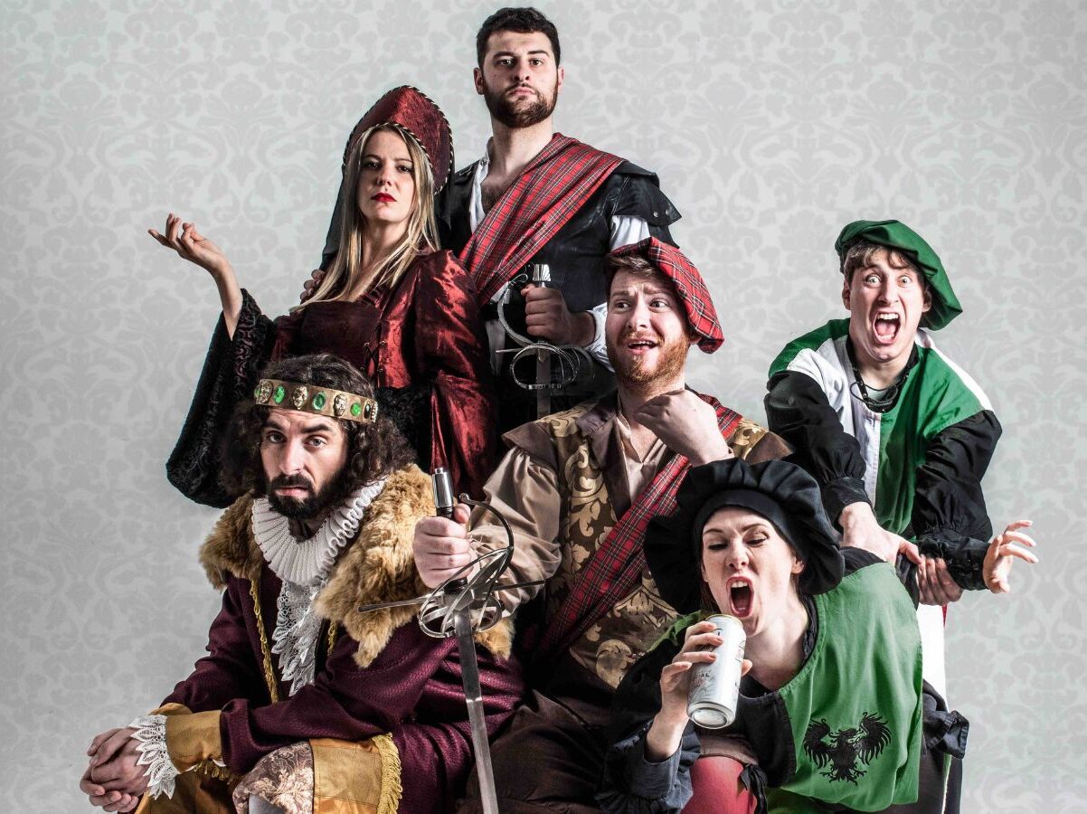 The cast of Sh!tfaced Shakespeare