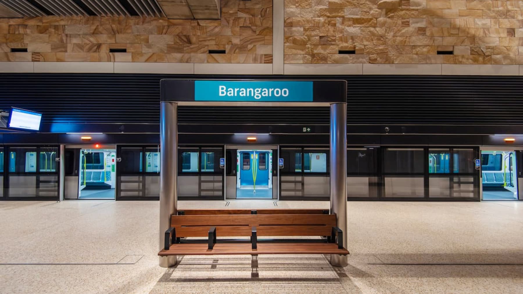 The new Barangaroo Metro Station is part of Sydney's latest Metro project.