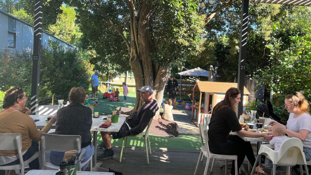 Eat N Chill's great outdoor space.