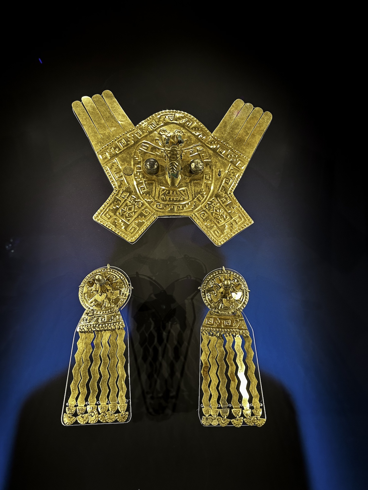 A Noble's golden garb, part of the Australian Museum's Machu Picchu and the Golden Empires of Peru exhibition.