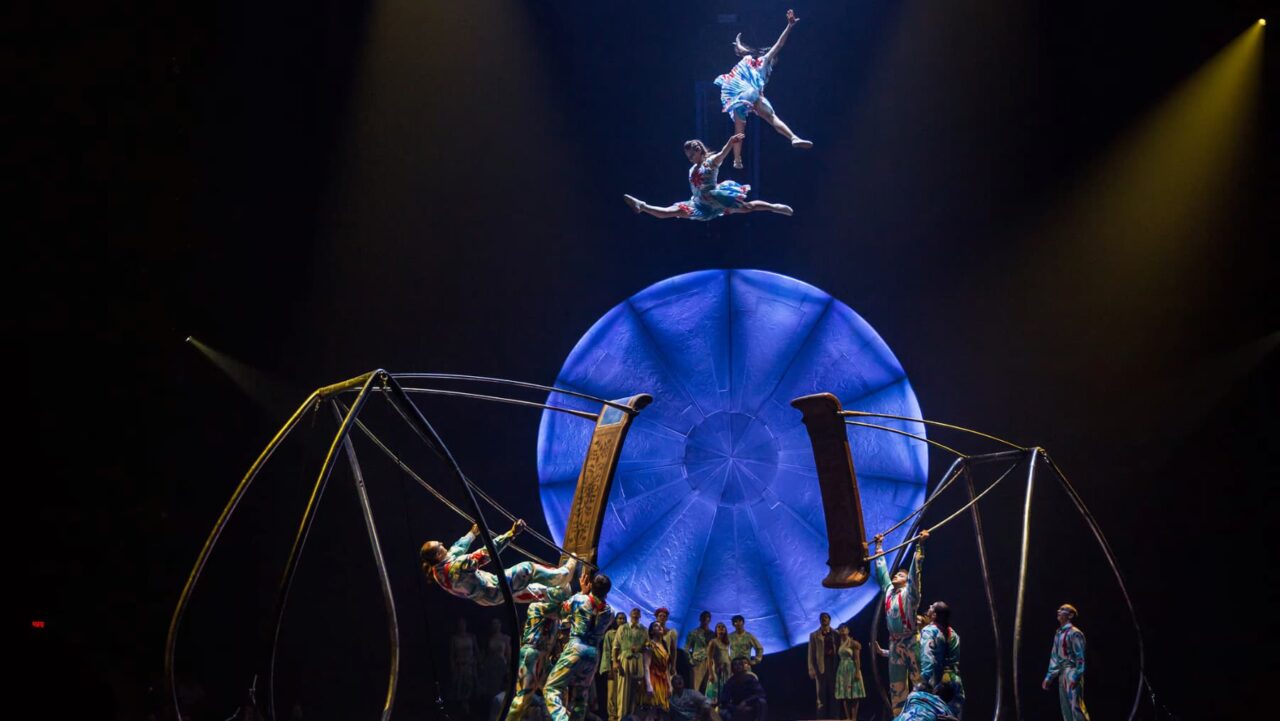 An act from Cirque du Soliel, Luzia
