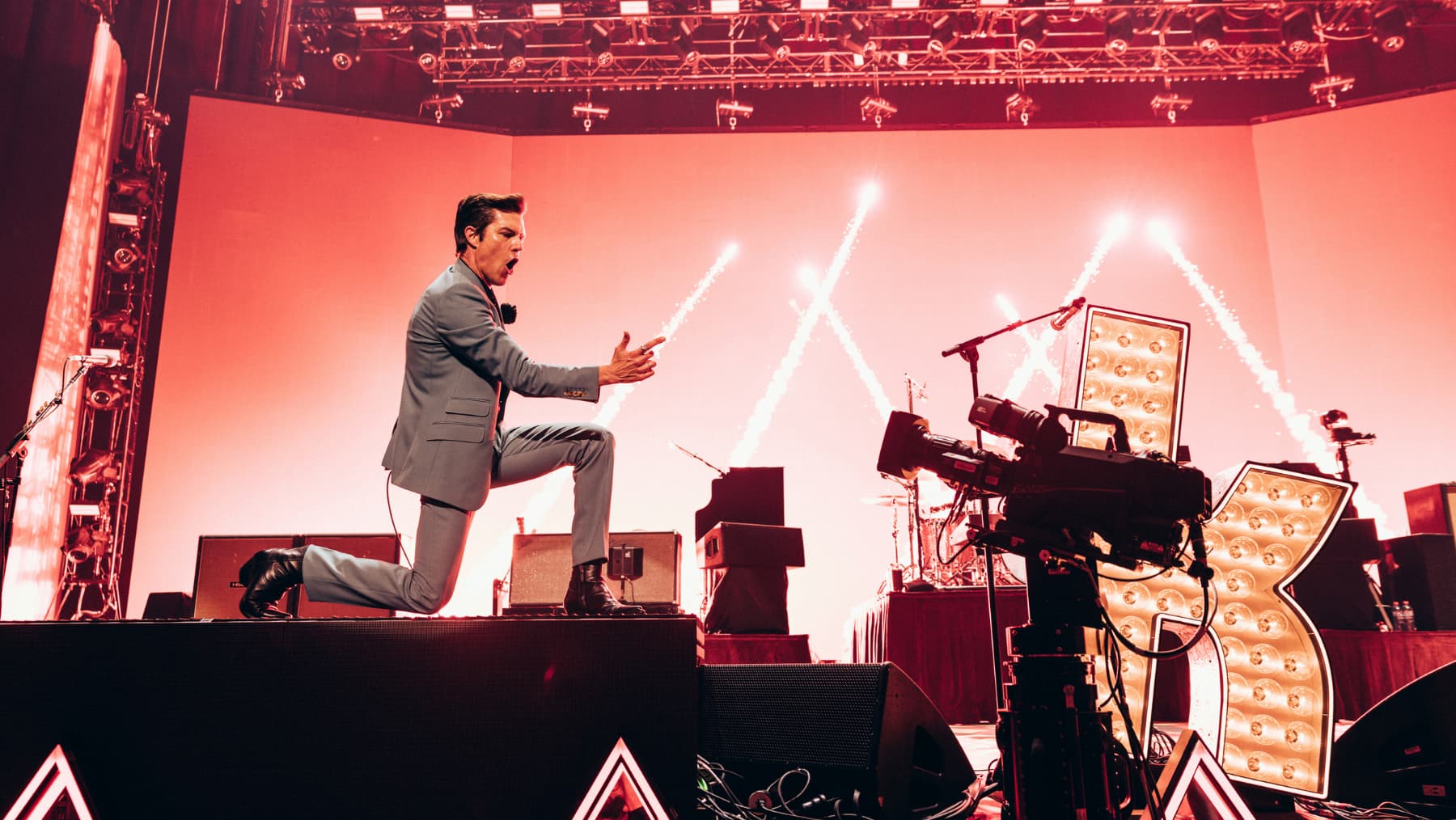 The Killers perform at Sydney's Qudos Bank Arena