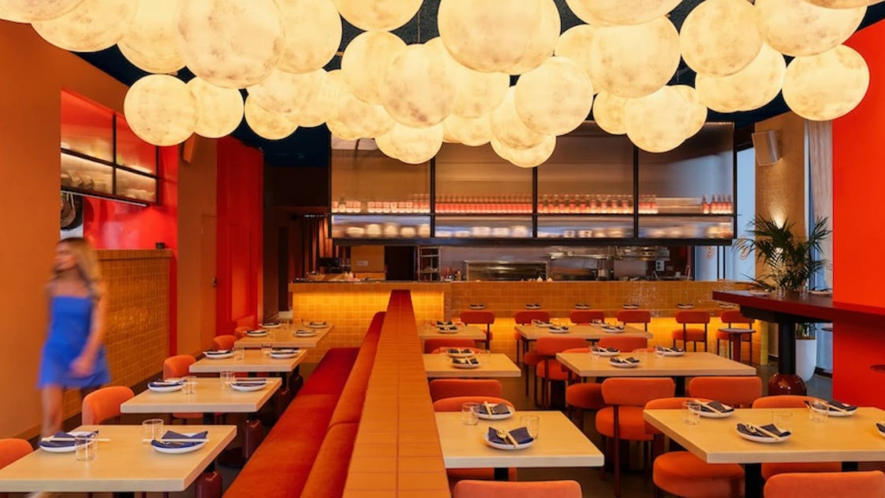 A colourful dining room in Redfern, Sydney