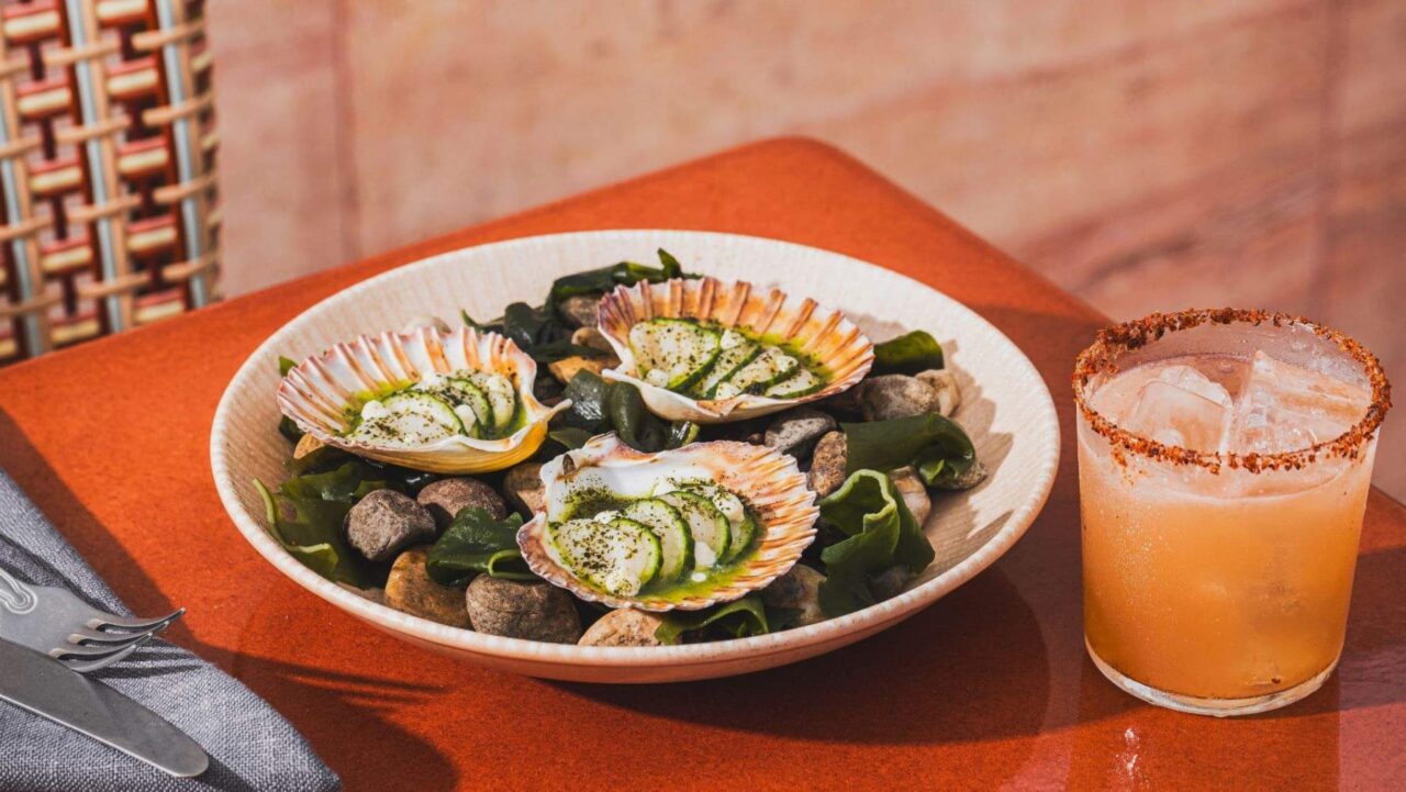 a plate of food on a table in Sydney
