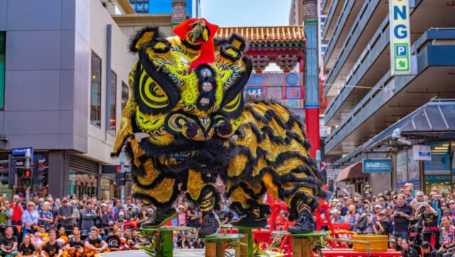 Chinese New Year lion dance performances in Sydney