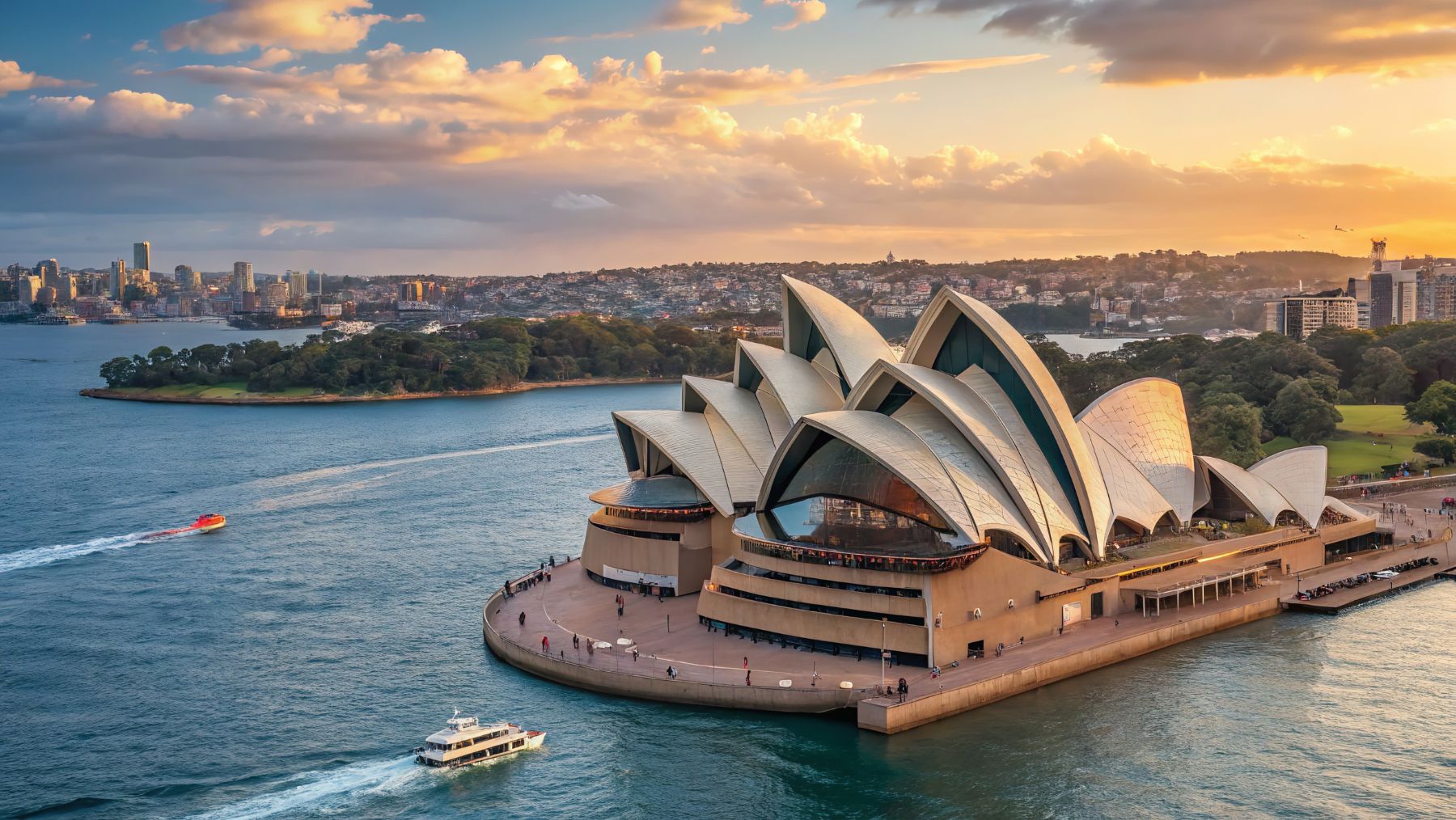 the exterior of the Sydney Opera House