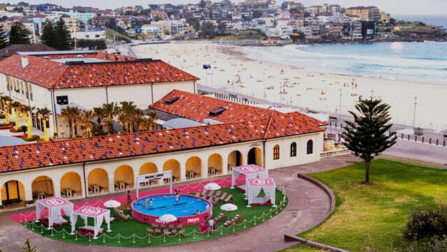 A hot tub party in Bondi