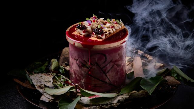 A red dish from Nel restaurant