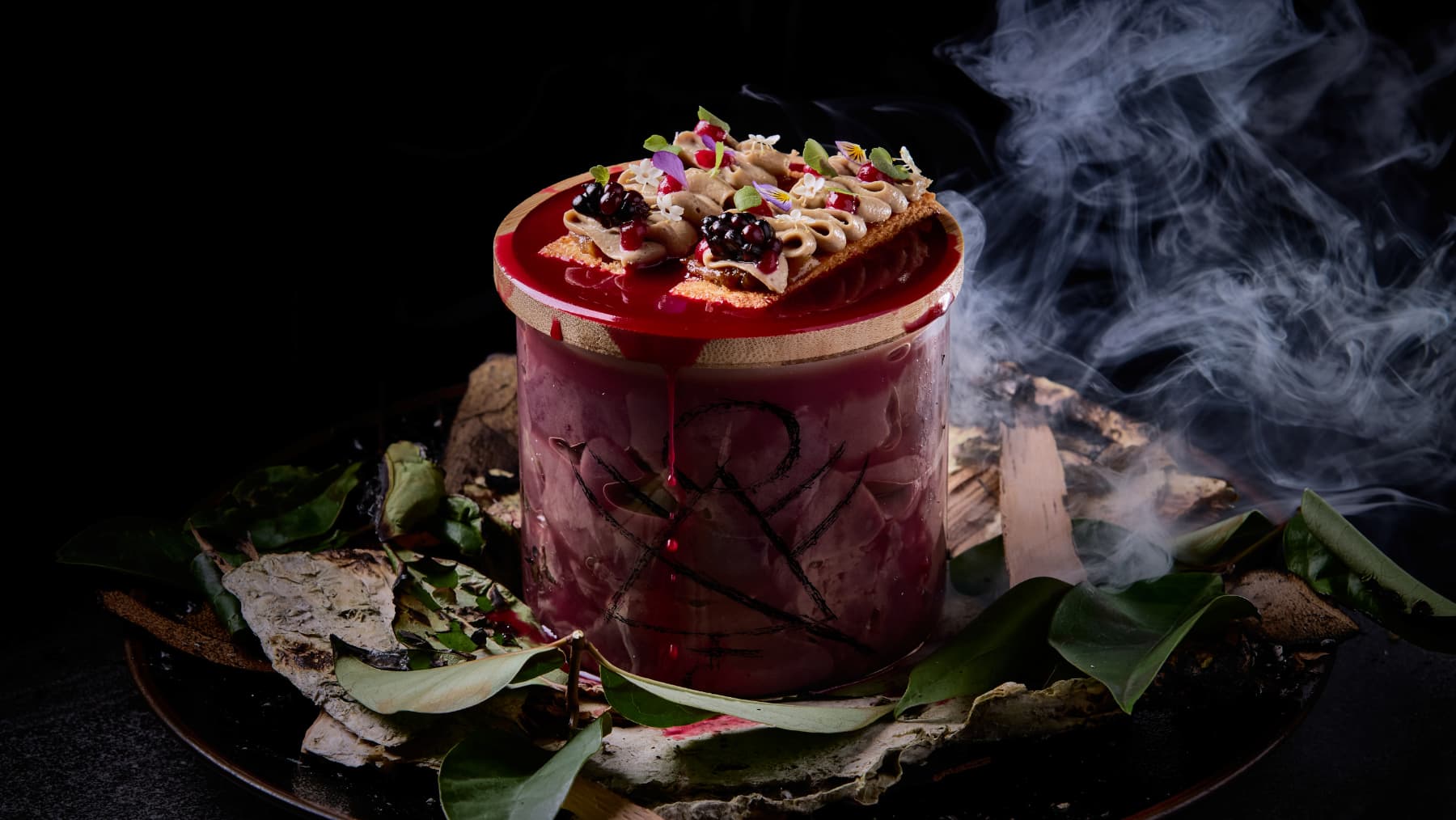 A red dish from Nel restaurant