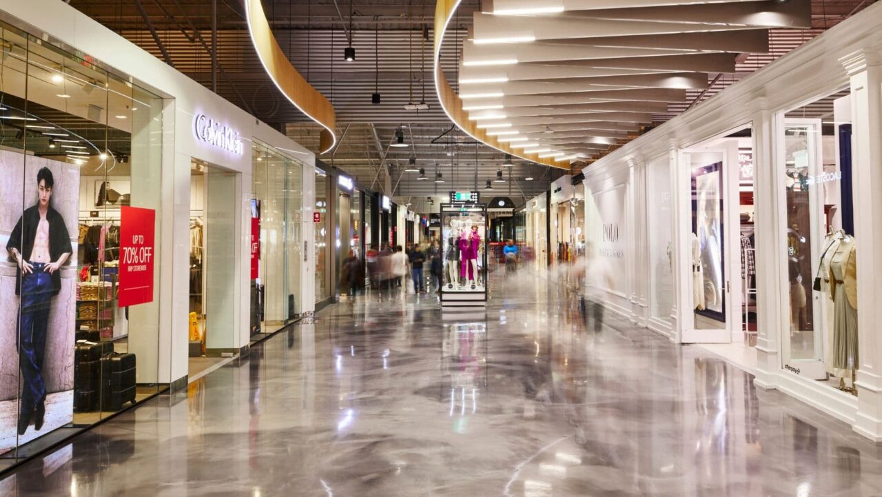 DFO Homebush is a premium outlet mall located 15 miles west of Sydney CBD.