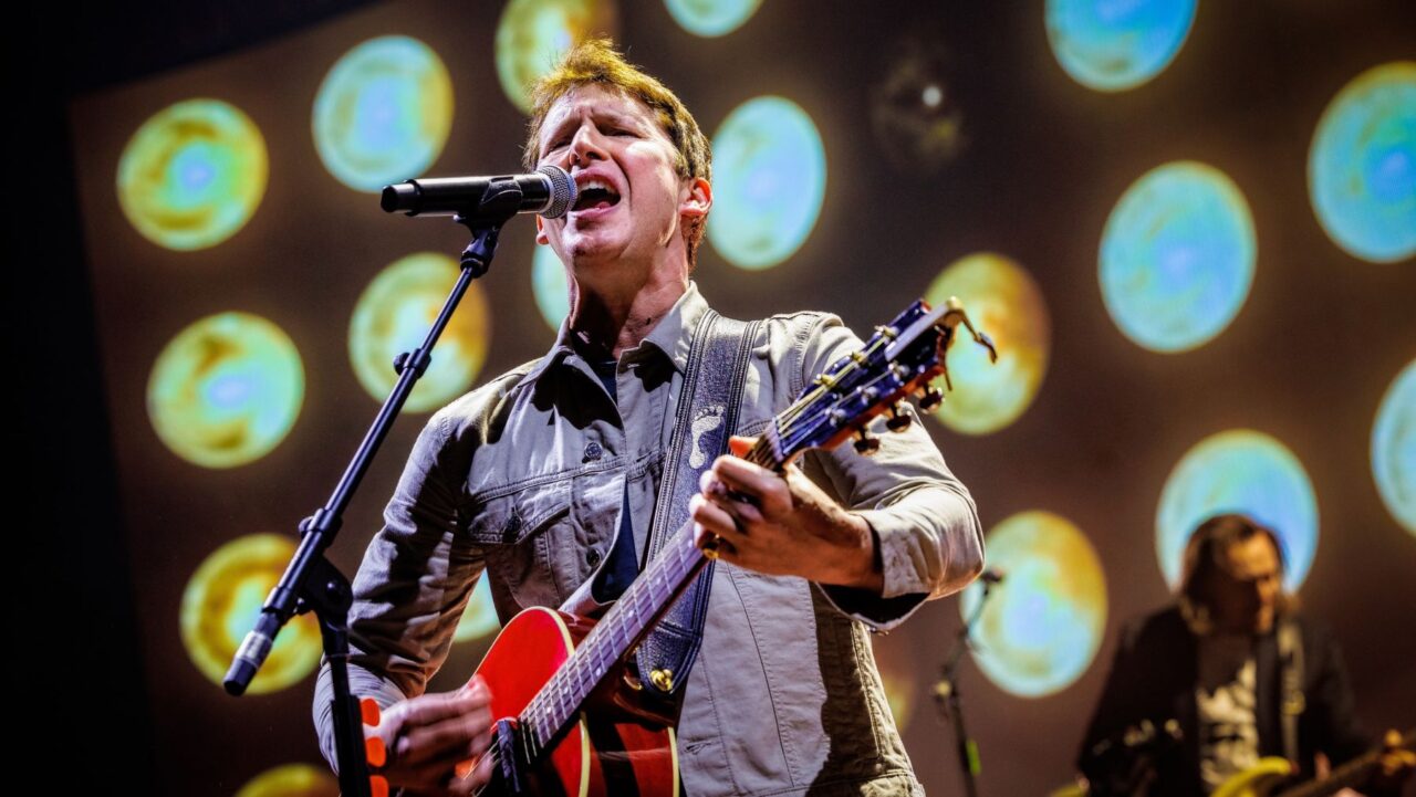 James Blunt performing