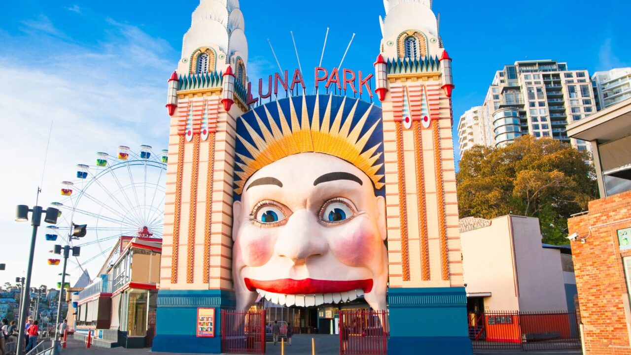 A visit to Luna Park is a must for your first time in Sydney