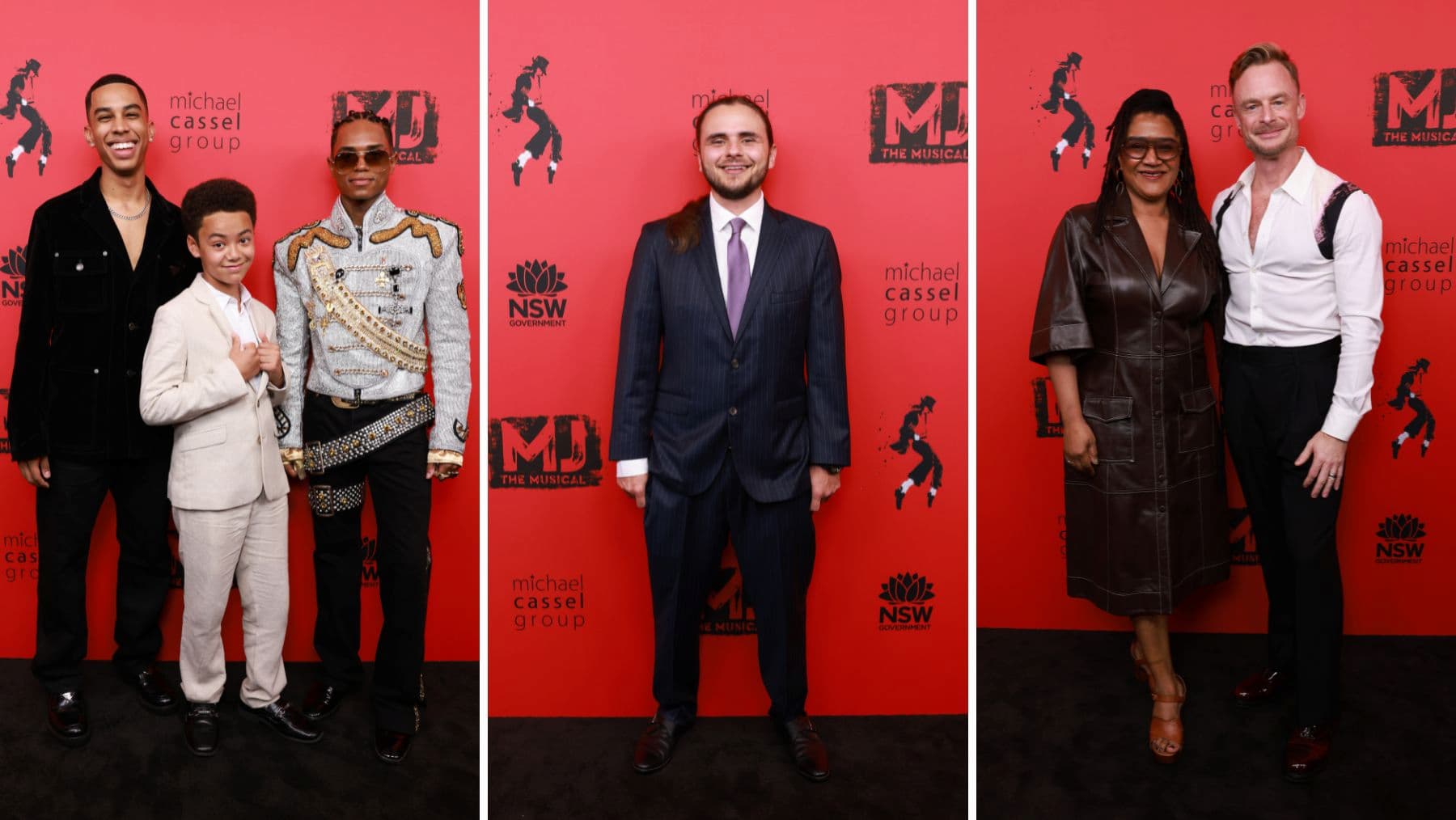 MJ the Musical welcomed stars including Prince Jackson in Sydney premiere.