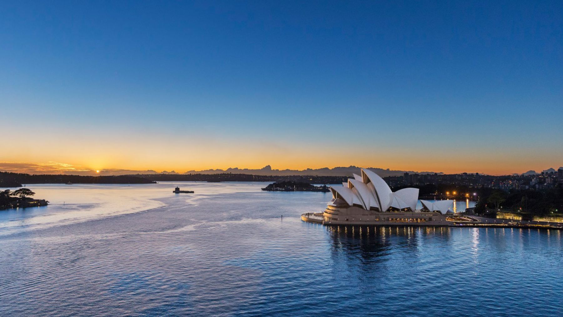 Sydney Opera House at sunset