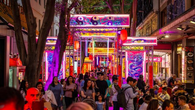 Neon Playground in Chinatown, Sydney