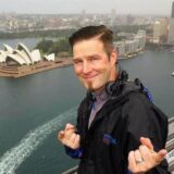 Darude on the Sydney Harbour Bridge