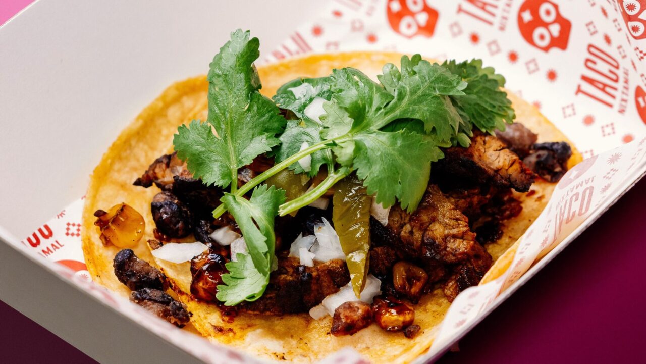 Try tender flank steak tacos at Taco Nixtamal at Hay St Market.