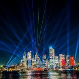 Vivid Sydney on the harbour