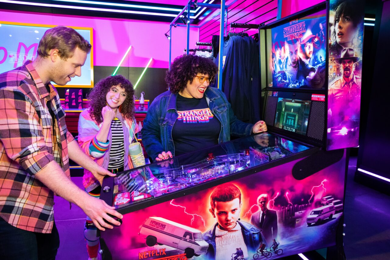 Mix-Tape at the Stranger Things experience, coming to Sydney's Luna Park. (Image supplied).