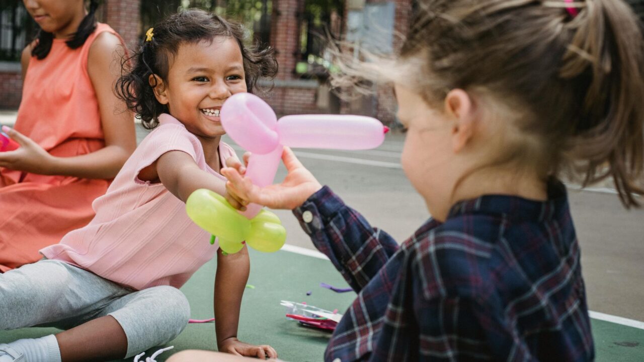 Take some free balloon art home with you, from the Easter events at Darling Square.