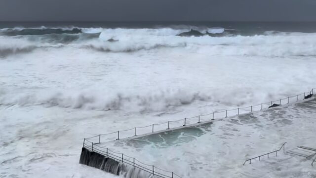 Waves at Bondi Beach