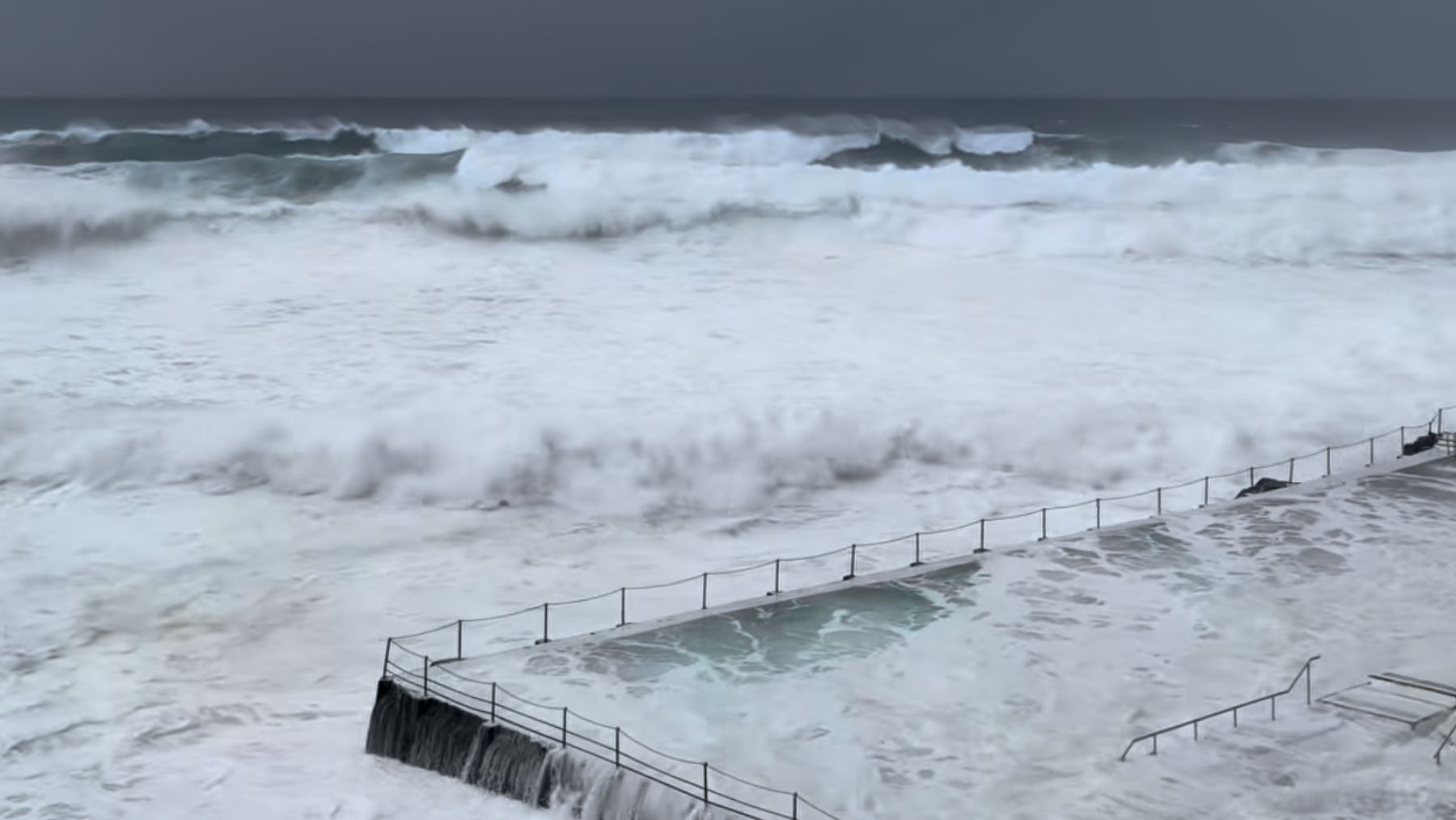 Waves at Bondi Beach