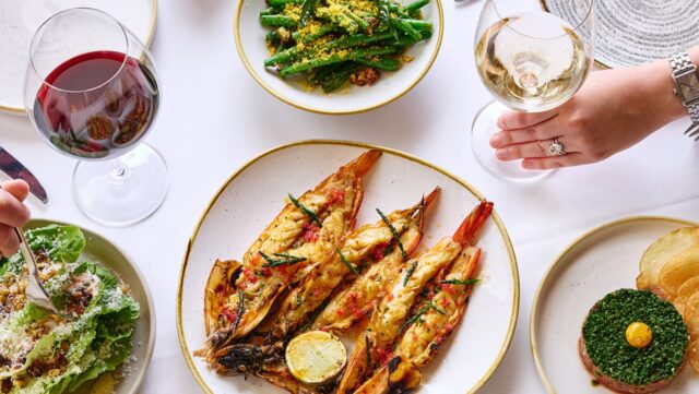 Seasonal seafood is the star of the show at Glass Brasserie this Easter.
