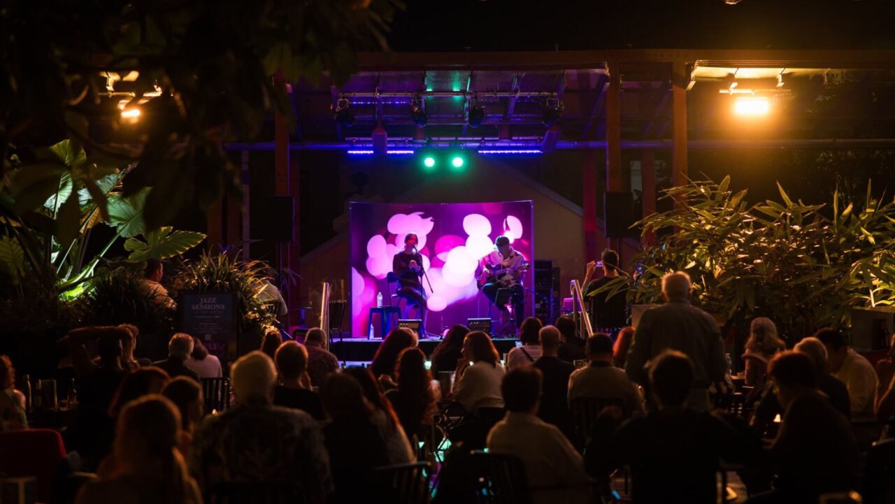 Jazz performance in the rocks