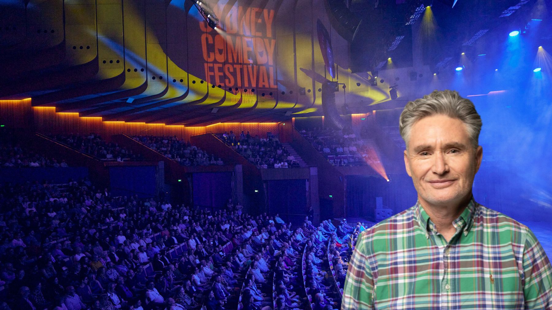 Dave Hughes, Australian comedy legend, will perform at this year's Sydney Comedy Festival.