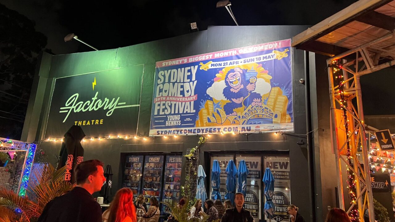 the factory theatre in marrickville hosts the comedy festival