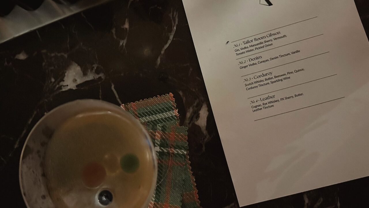 Wool was our favourite cocktail at Tailor Room, recommended by one of the team at The Collective.