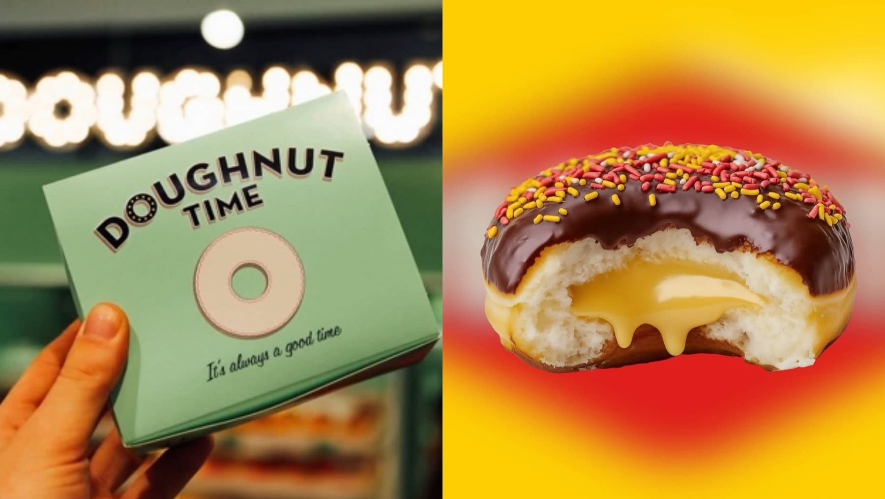 Doughnut Time's vegemite custard doughtnuts