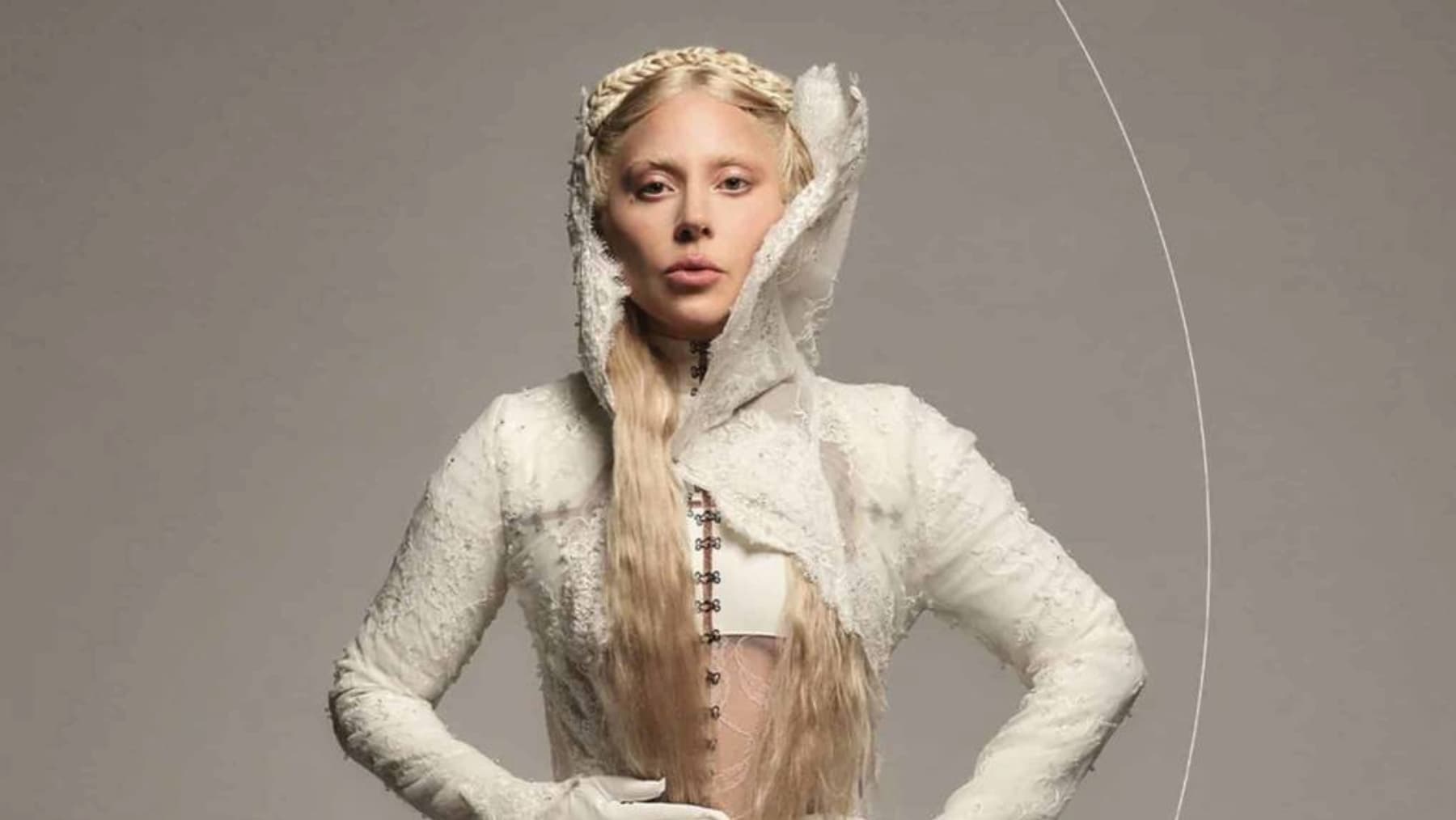 Lady Gaga in white
