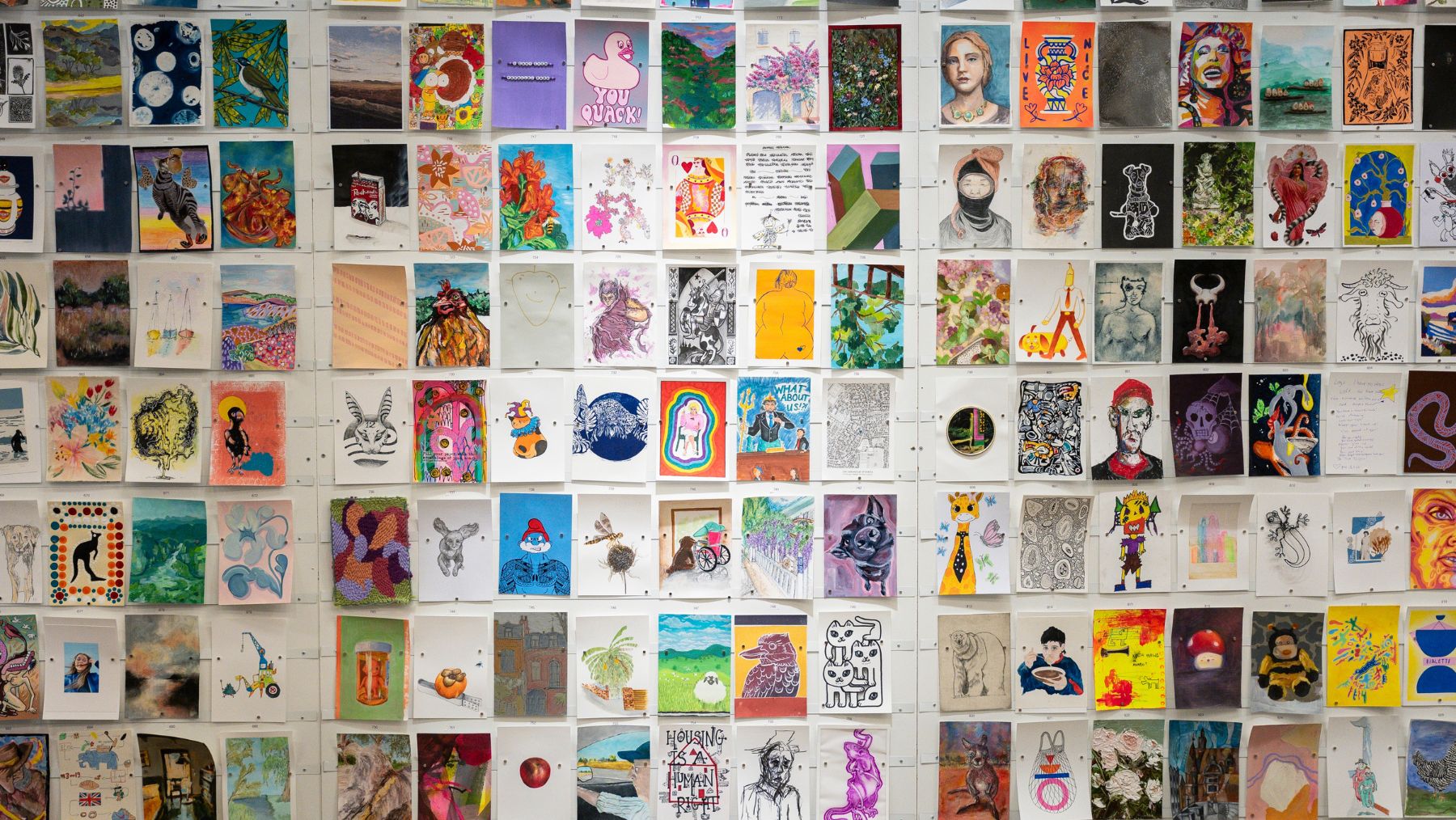 Displays at Incognito Art Show