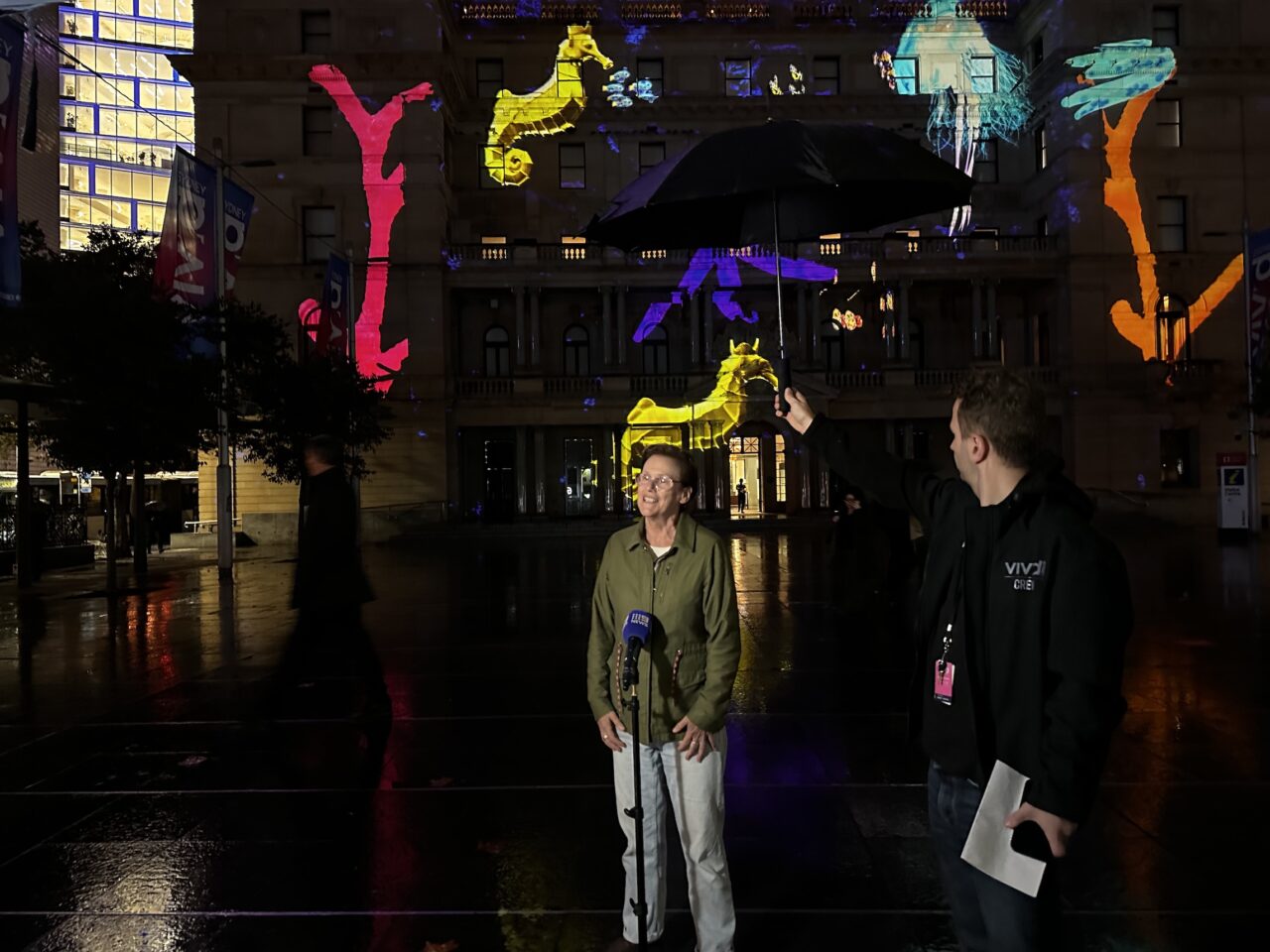 Festival Director of Vivid Sydney is Gill Minervini