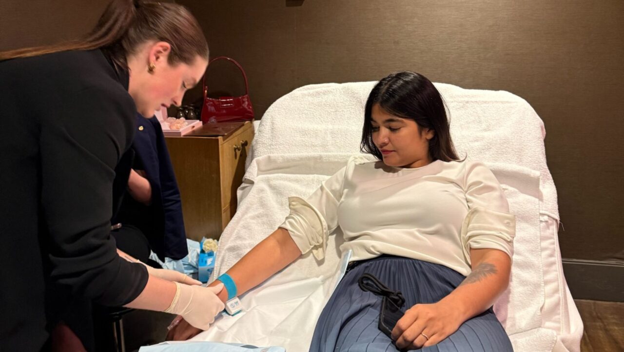 IV drip therapy at the Langham