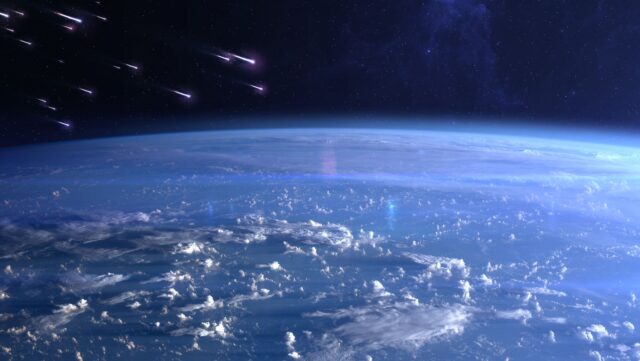 The Eta Aquariid meteor shower will peak across Australia this week. (Image: Shutterstock).