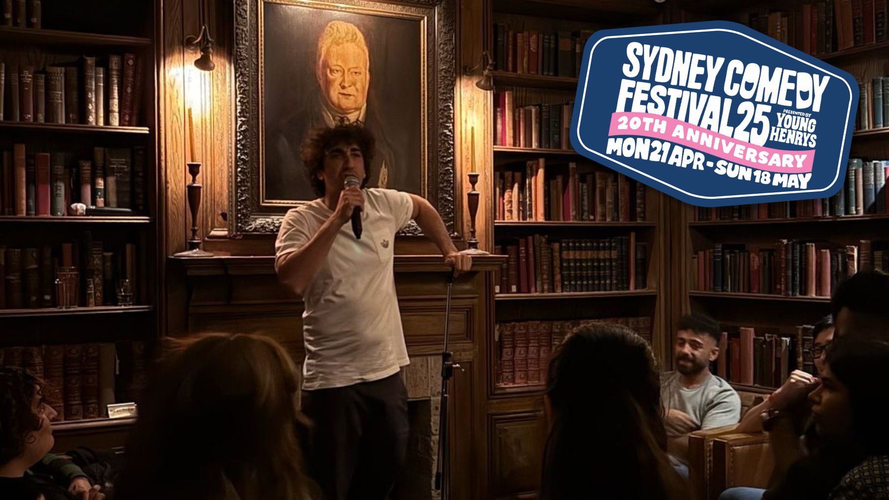 Ray Badrun was one of the comedians who performed at the inaugural Sydney Comedy Festival Comedy Crawl on Tuesday, May 6.