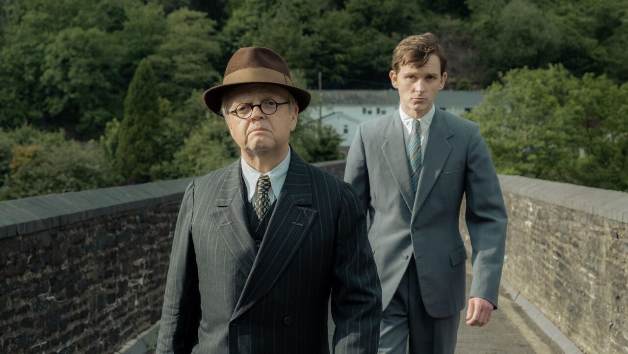 Toby Jones at Harry Lawtey front Mr Burton, screening at Sydney Film Festival 2025