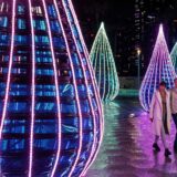 Explore the Vivid Sydney 2025 installations using the official downloadable Light Walk map, with accessibility information.