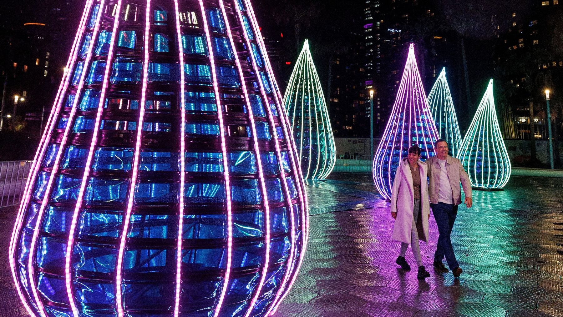 Explore the Vivid Sydney 2025 installations using the official downloadable Light Walk map, with accessibility information.
