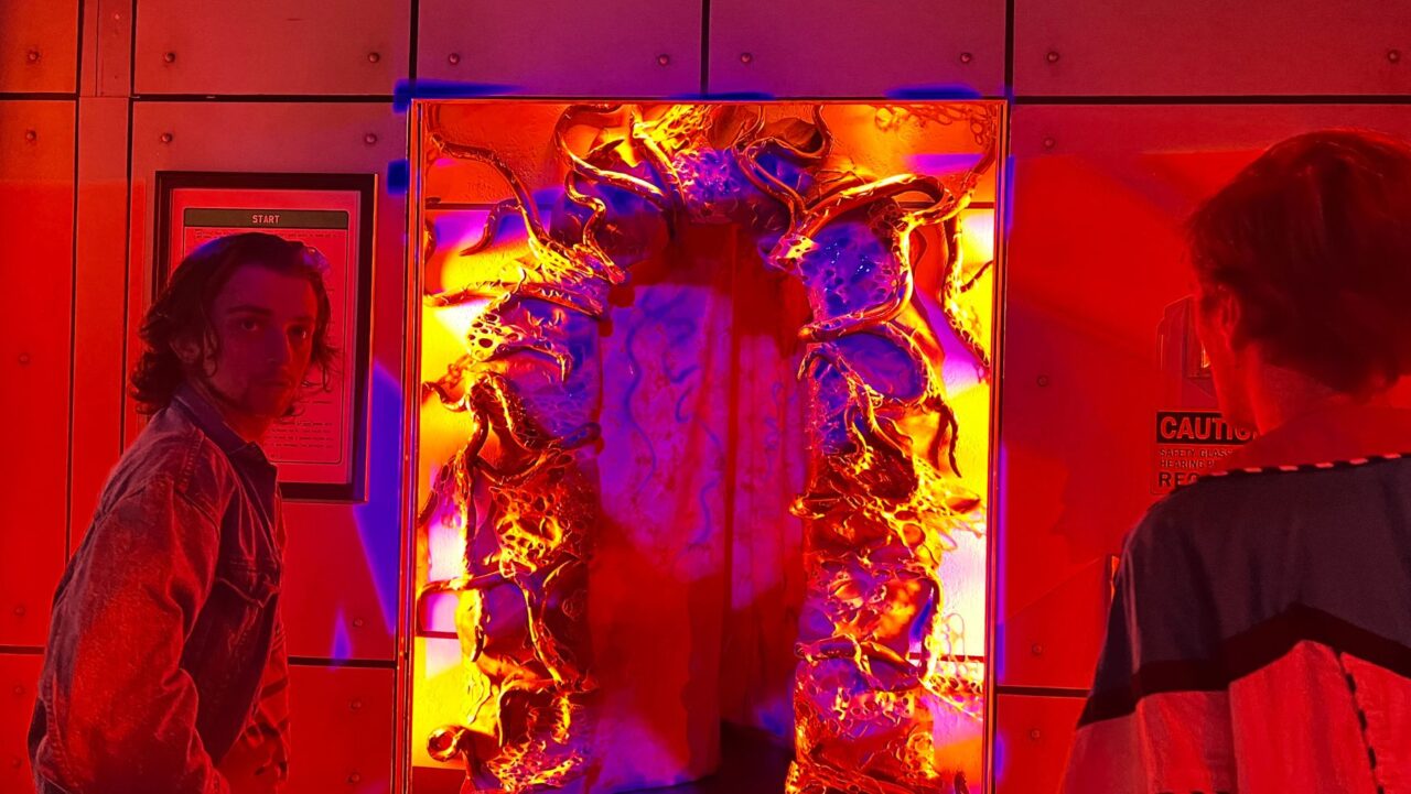 the upside down entrance stranger things: the experience