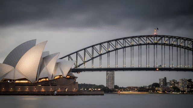 a bridge and a building