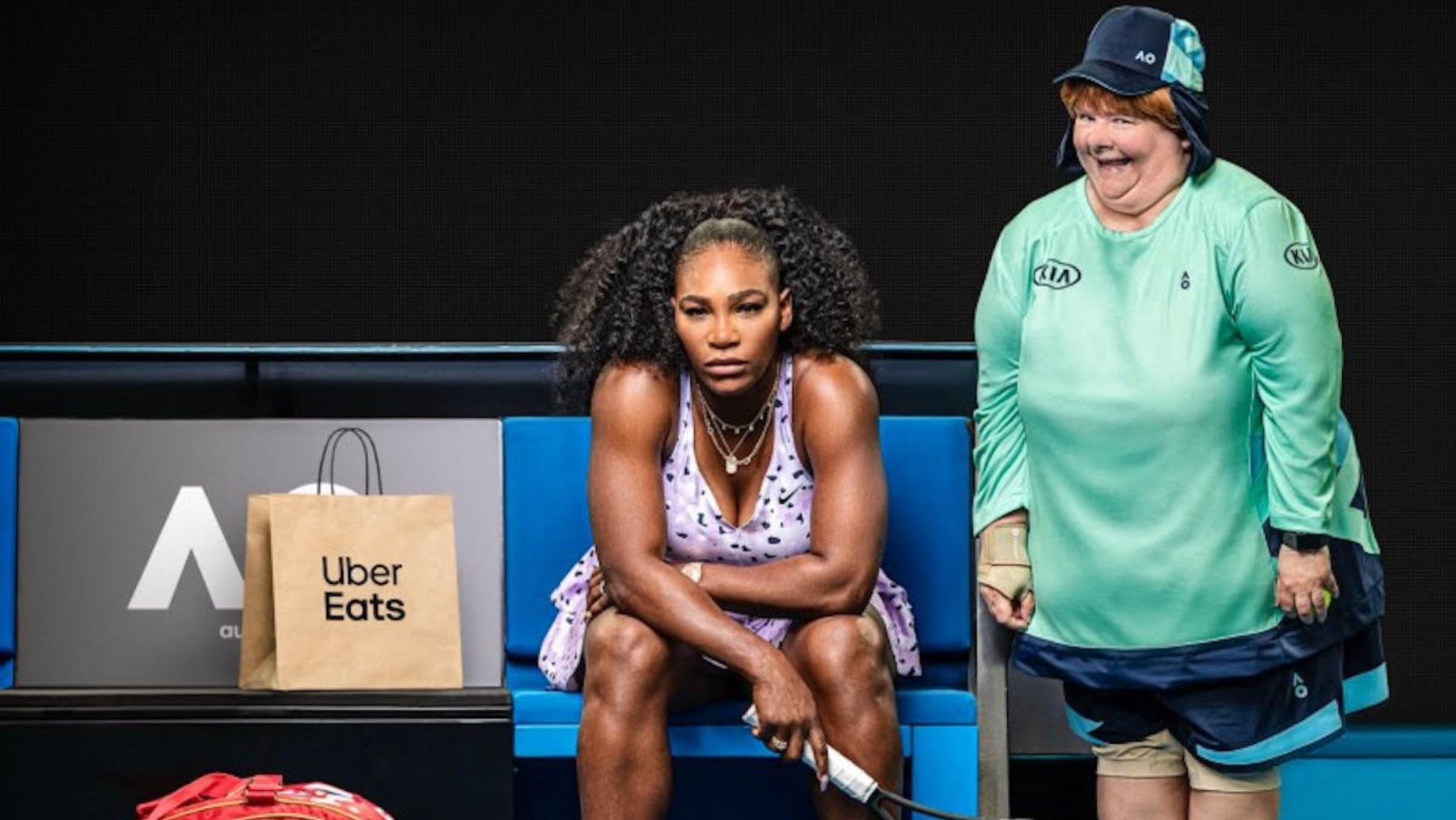 Uber Eats Australian Open campaign