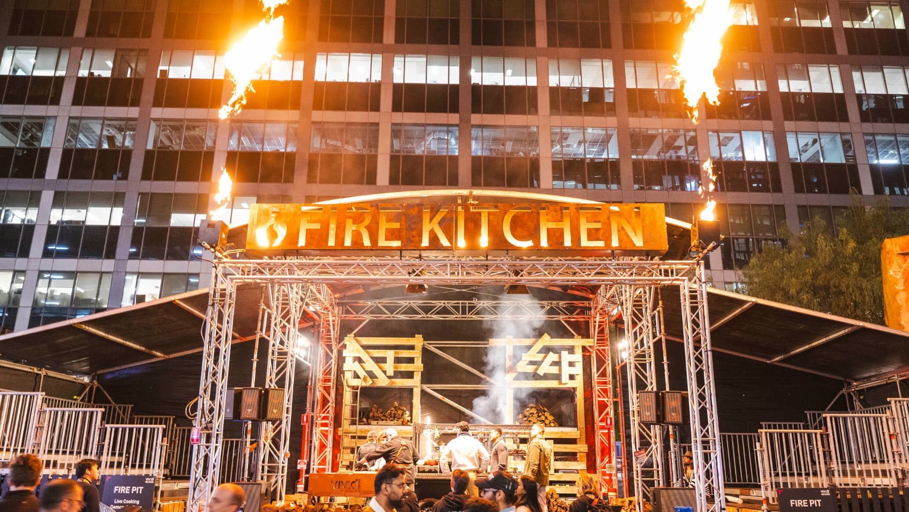 Vivid Fire Kitchen
