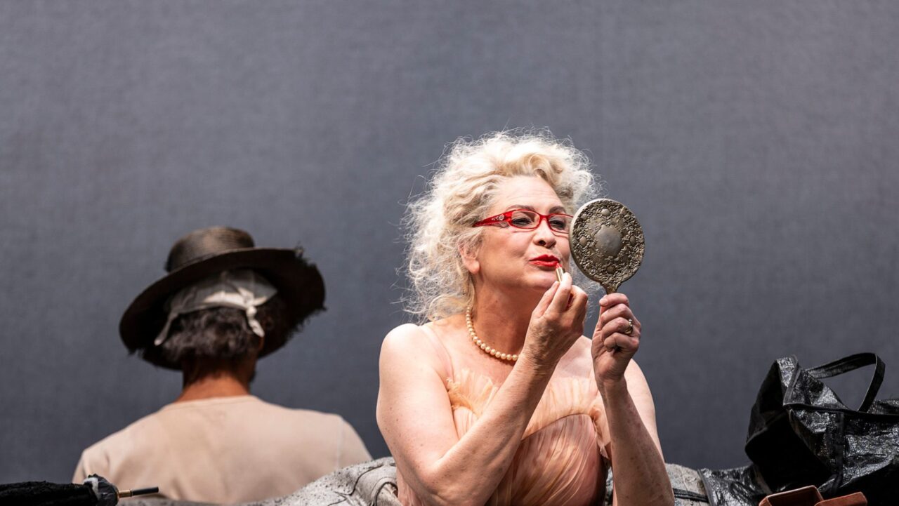 Pamela Rabe in Happy Days by Sydney Theatre Company
