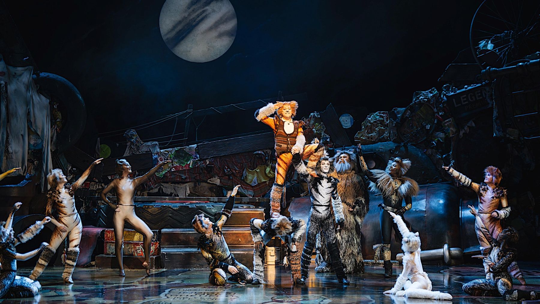 CATS the musical on stage